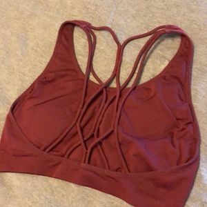 Strapping sports bra